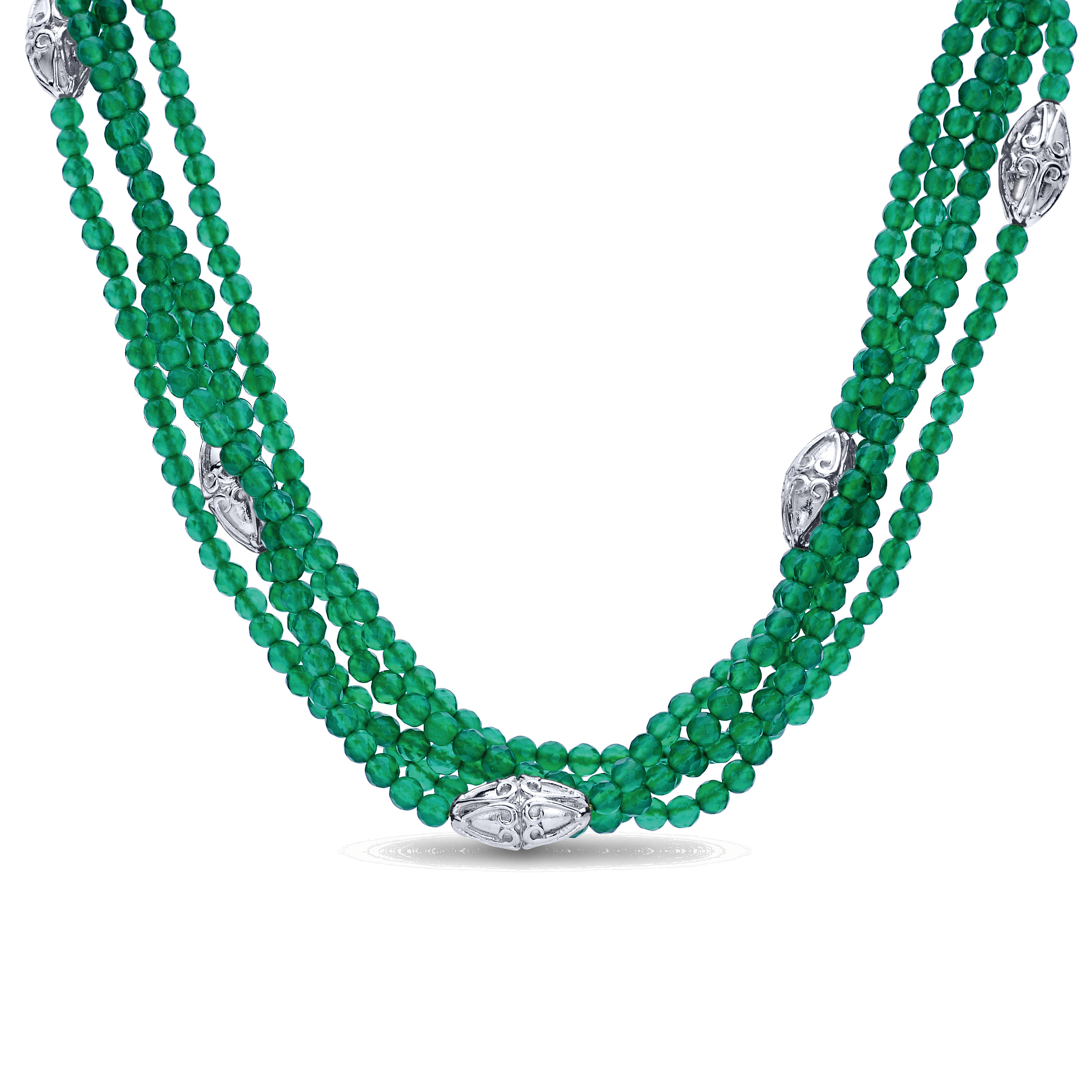 925 Silver Green Onyx Diamond By The Yard 925 Silver Green Onyx Diamond By The Yard