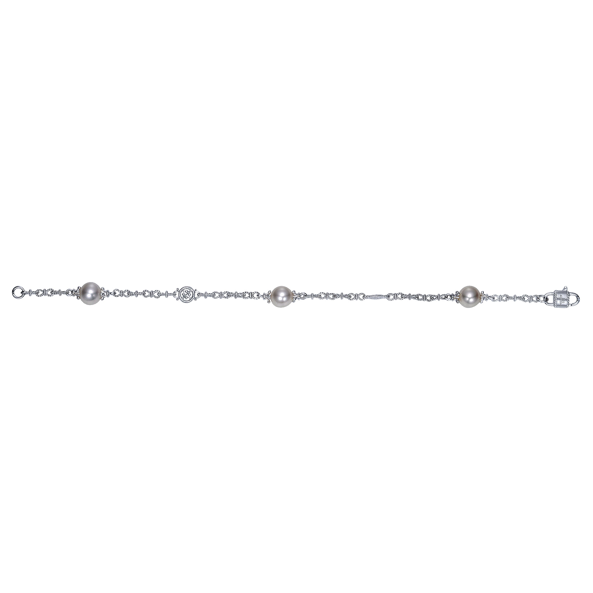 925 Silver Infinite Gems Chain Bracelet angle 3 925 Silver Infinite Gems Chain Bracelet angle 3