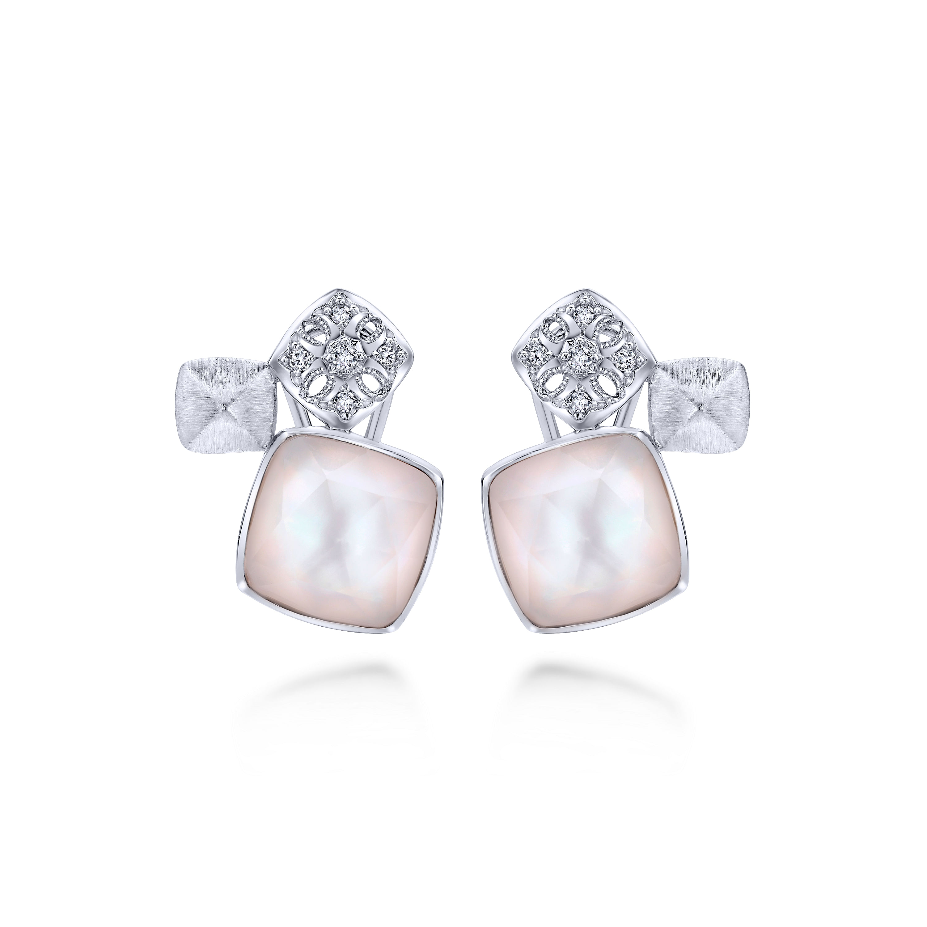 925 Silver Multi Color Stones Drop 925 Silver Multi Color Stones Drop