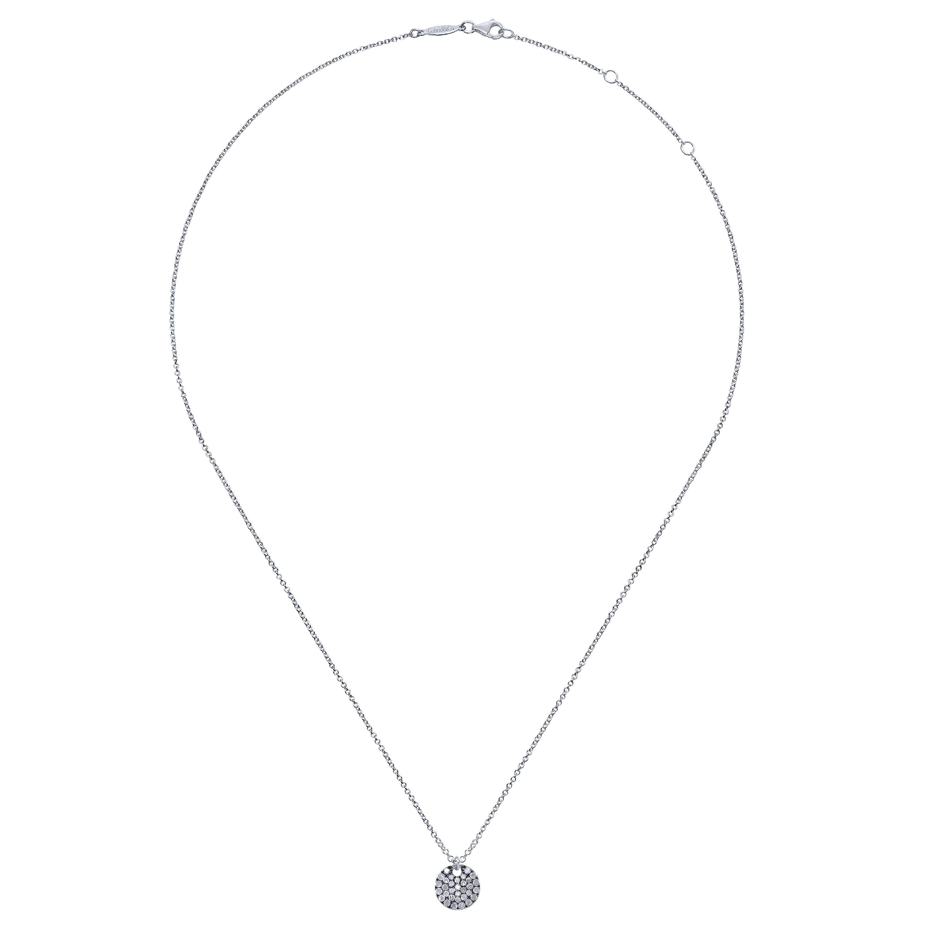 925 Silver Shadow Play Fashion Necklace angle 2 925 Silver Shadow Play Fashion Necklace angle 2