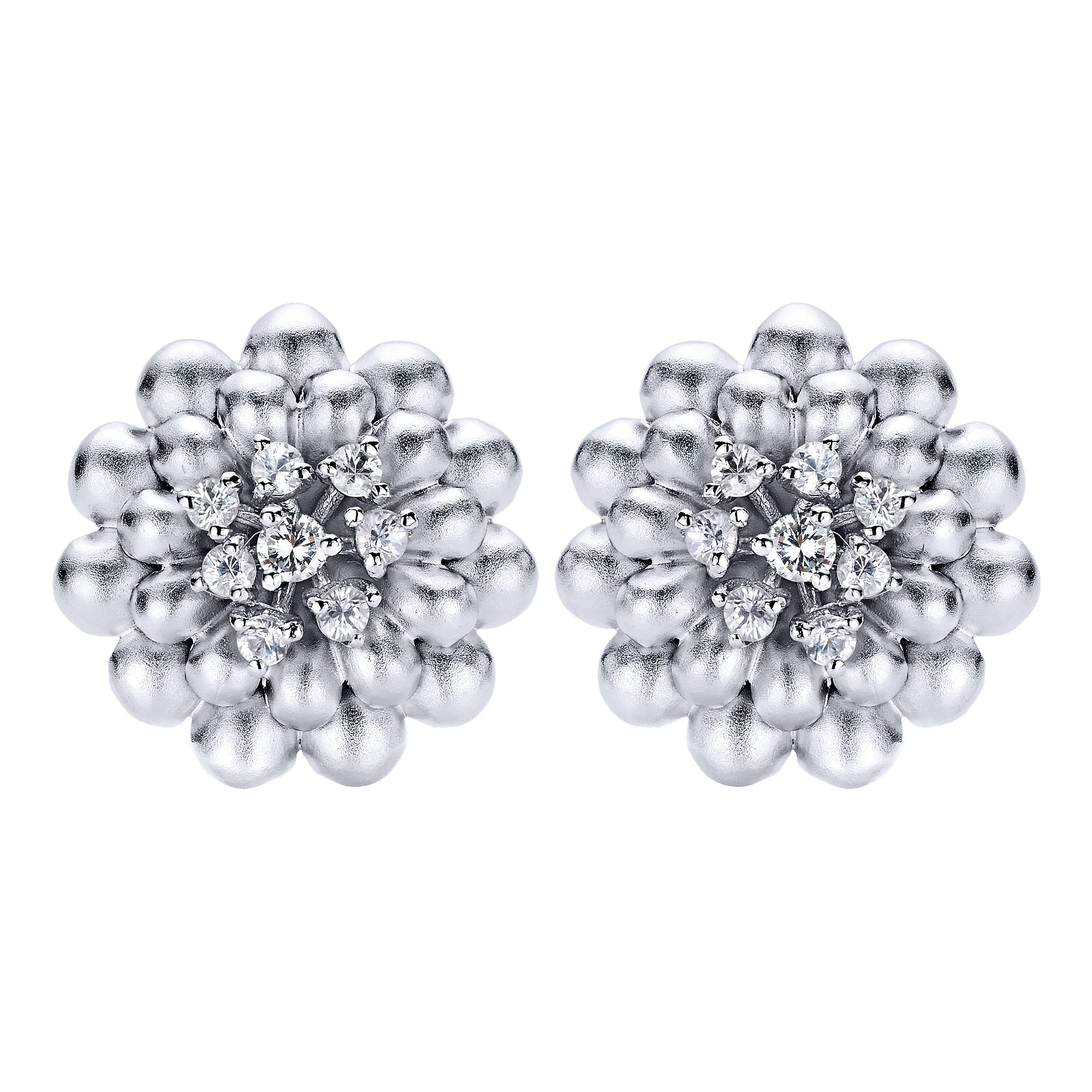 925 Silver White Sapphire Stud 925 Silver White Sapphire Stud