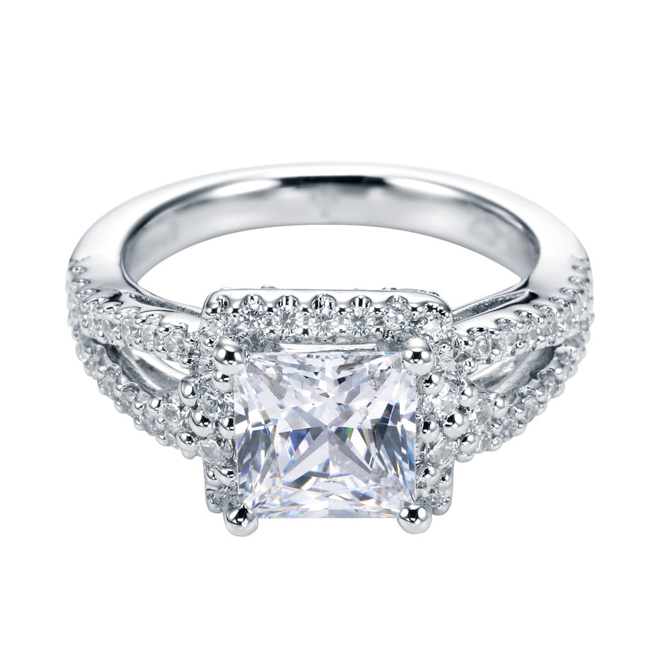 Engagement Ring Halo Gabriel & Co