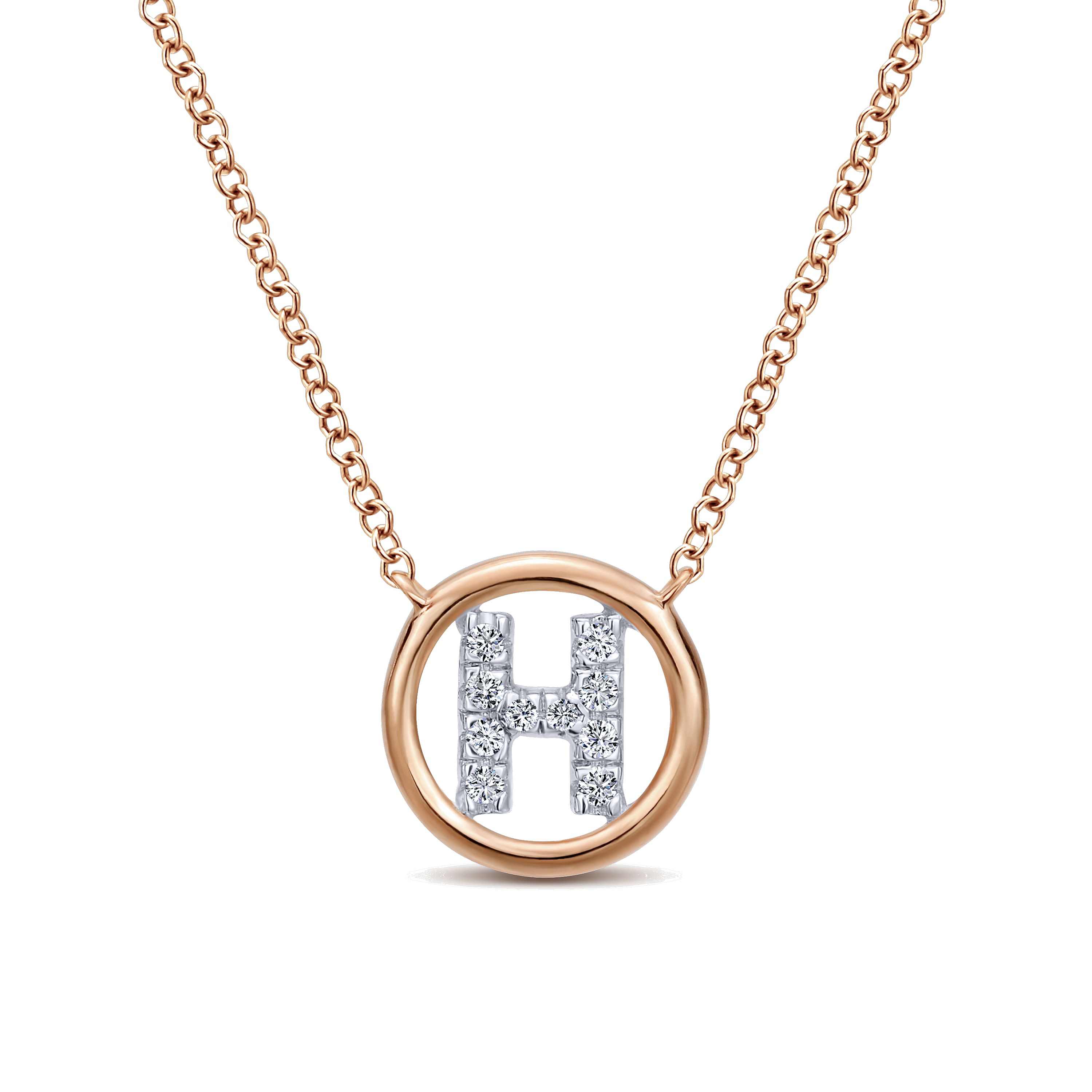 Necklace with hot sale h initial