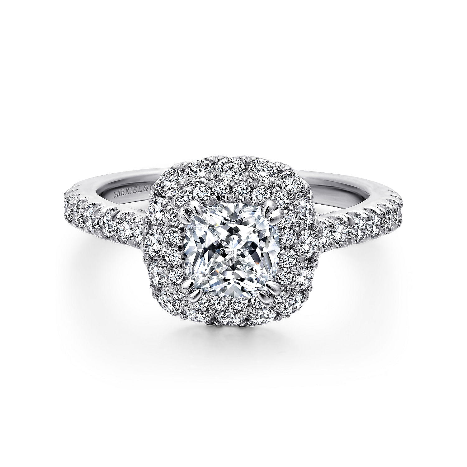 Pillow cut sale diamond ring