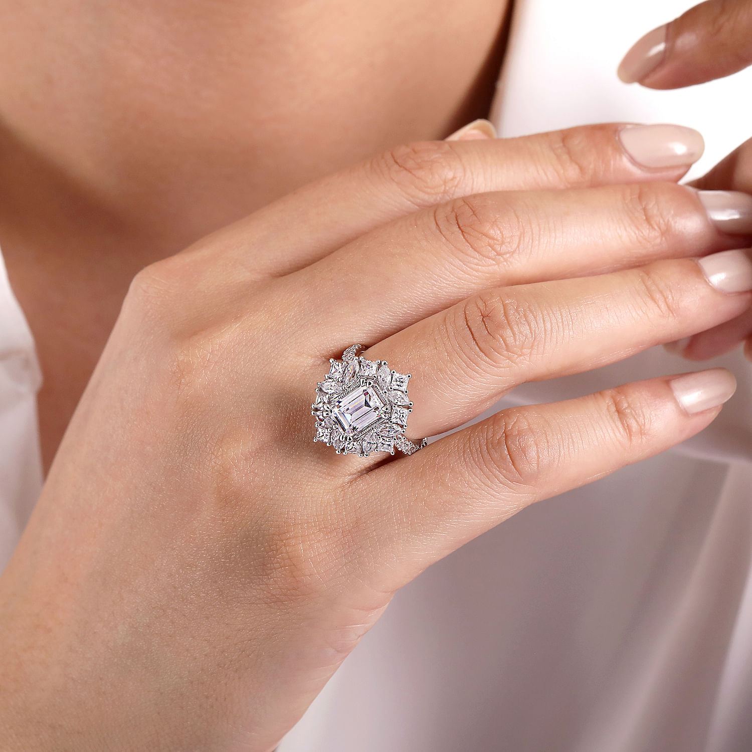 Fancy diamond sales engagement rings