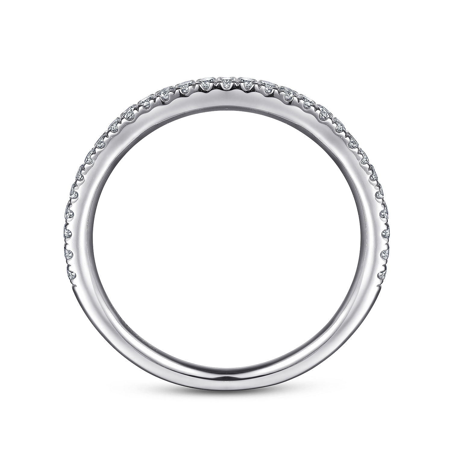 Pave diamond clearance anniversary band