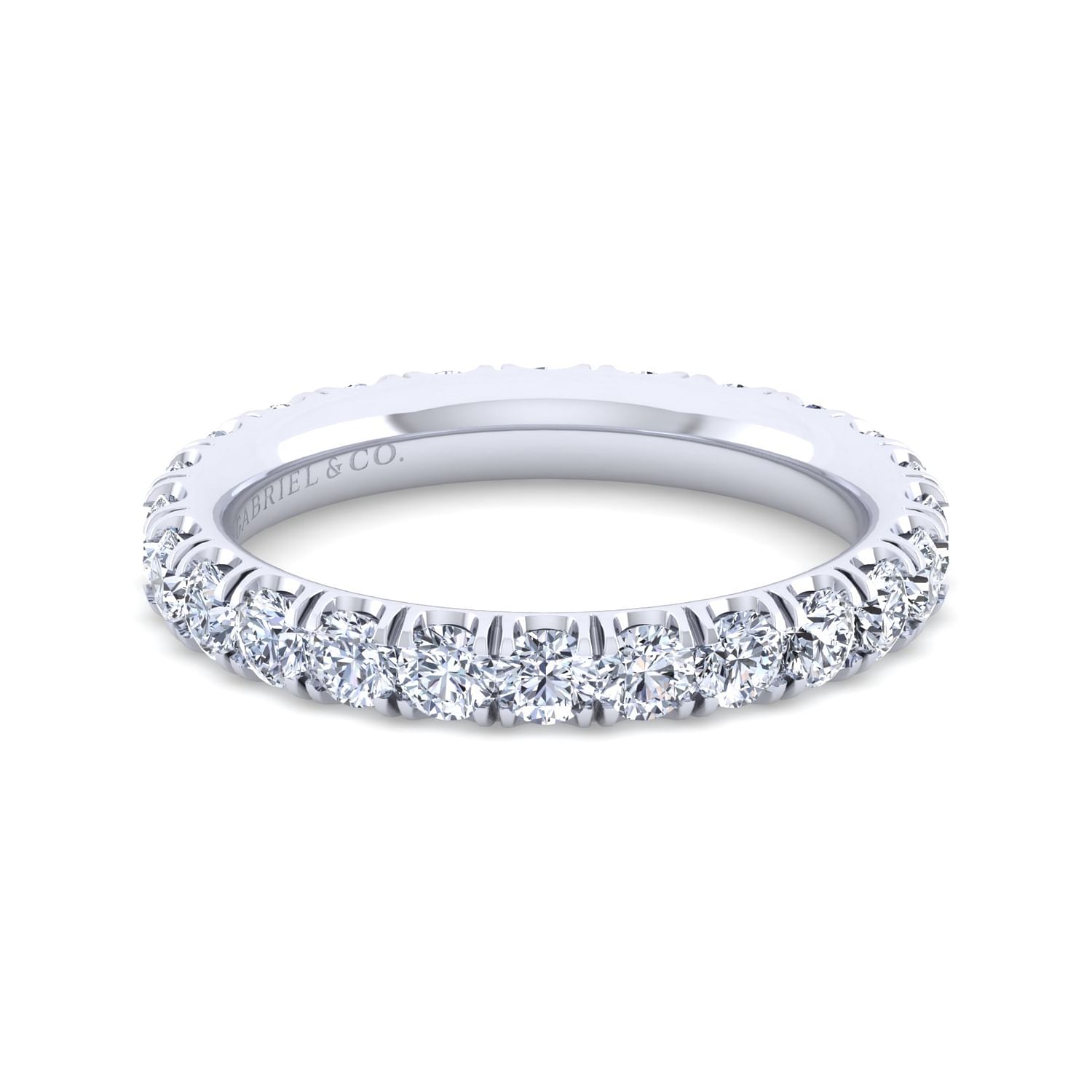 Pave set diamond on sale band