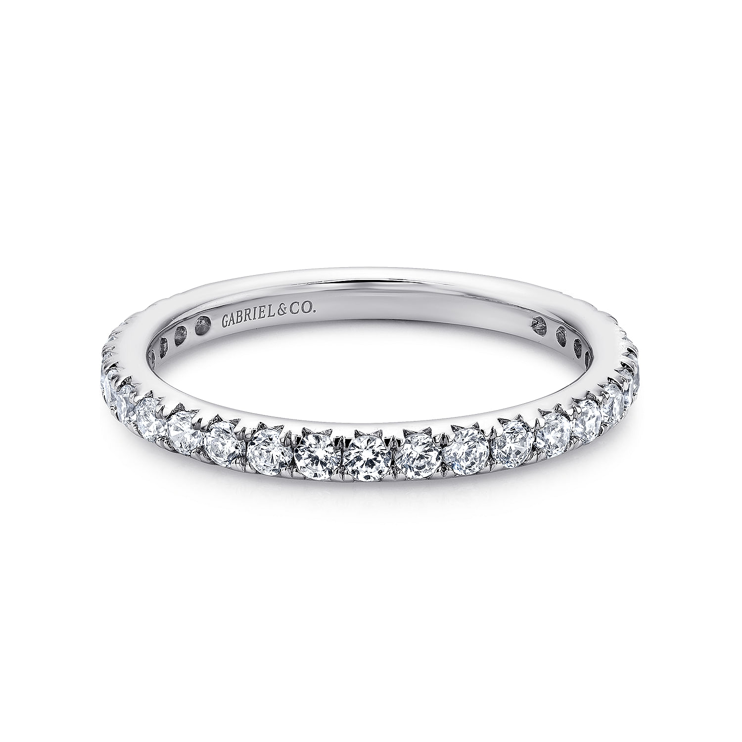 Pave diamond sale eternity ring