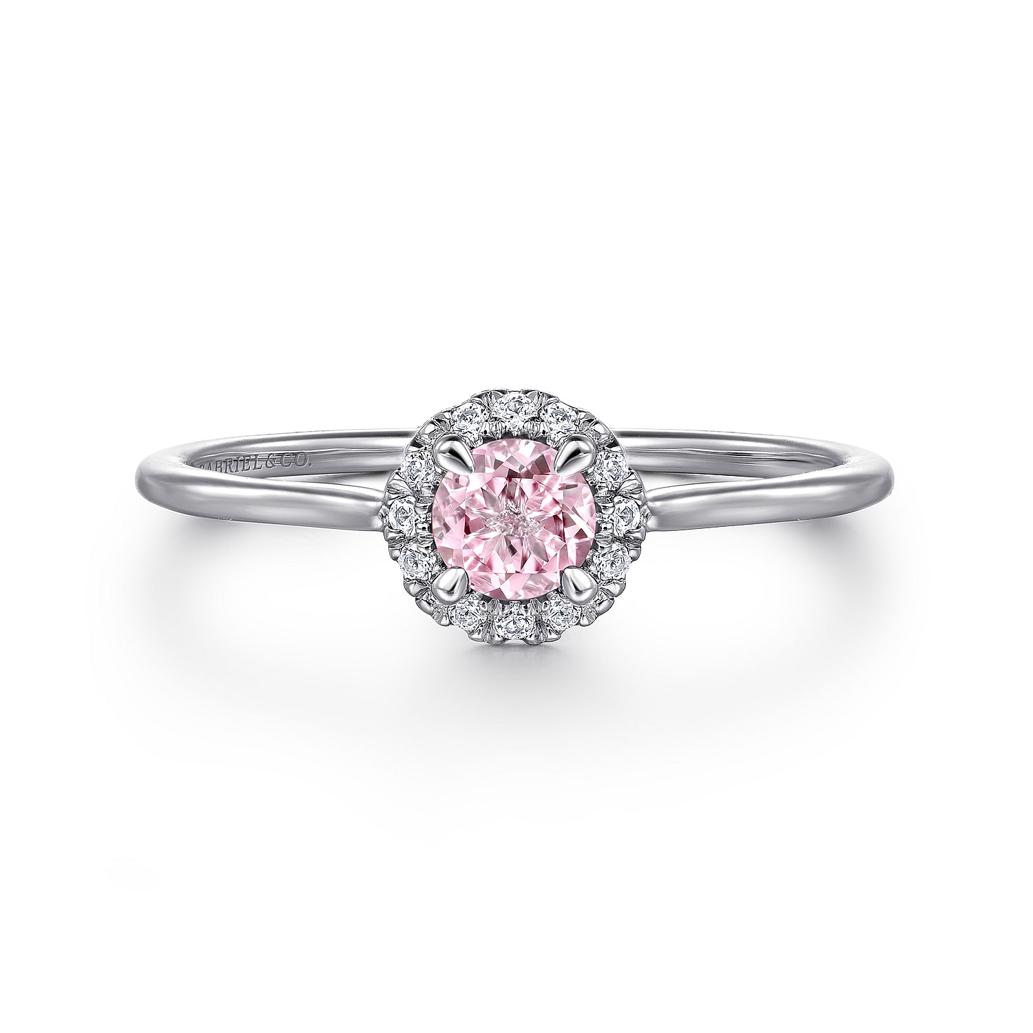 Pink diamond promise on sale ring