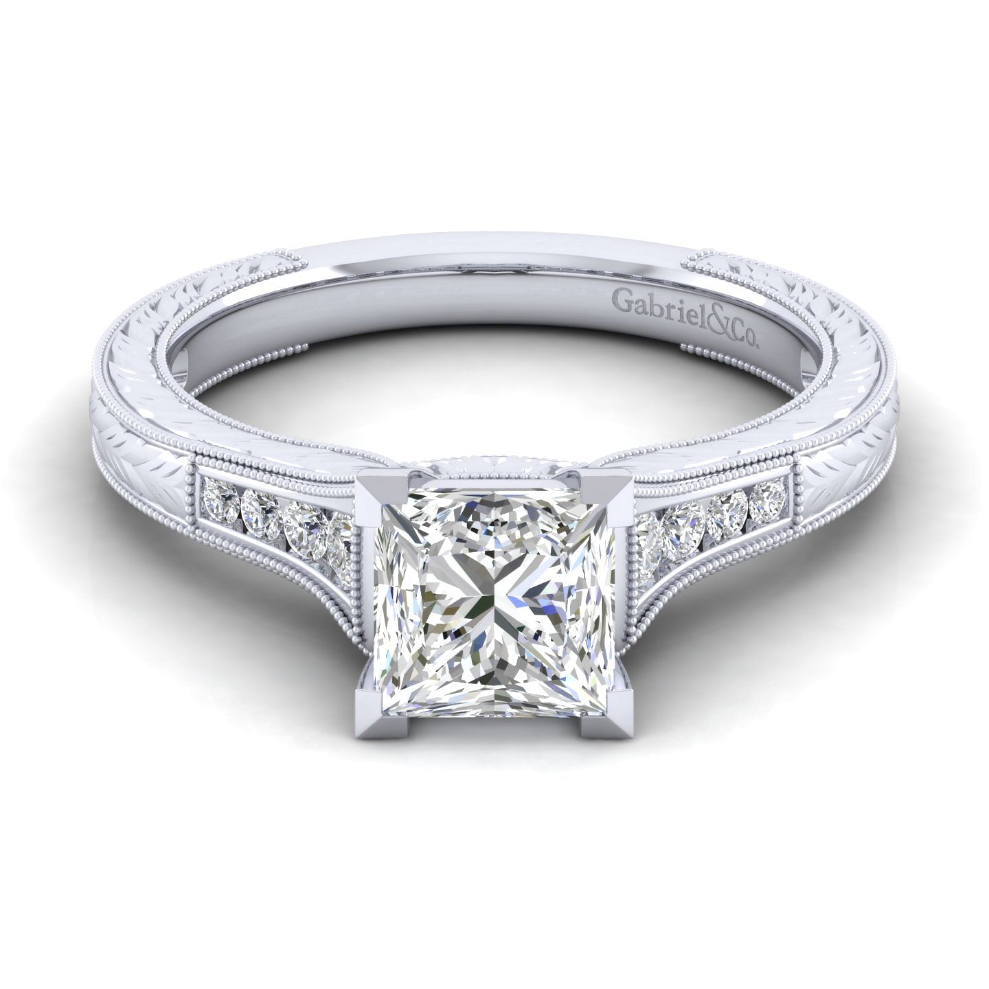 Princess cut diamond 2025 wedding set