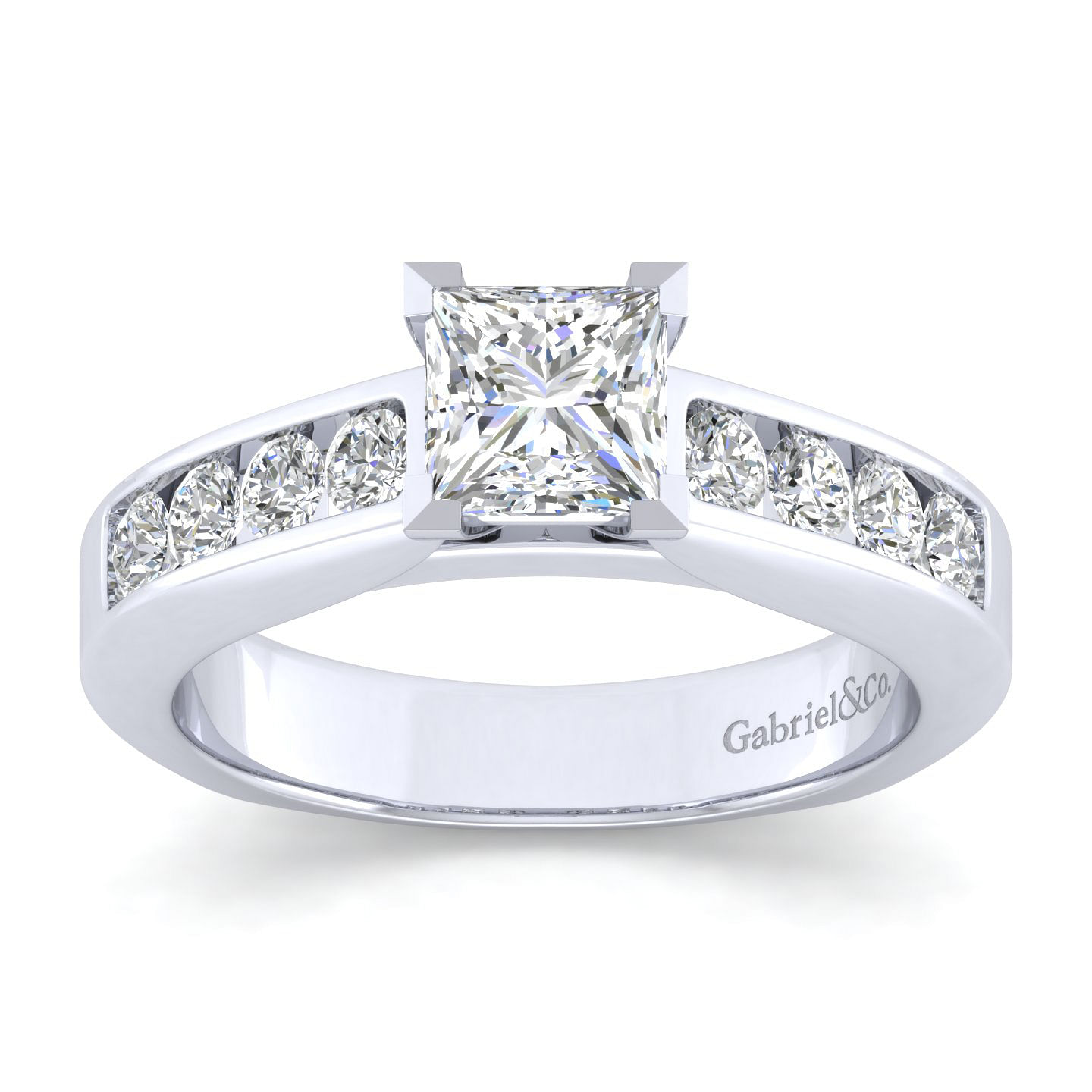 Princess cut wedding 2025 rings set