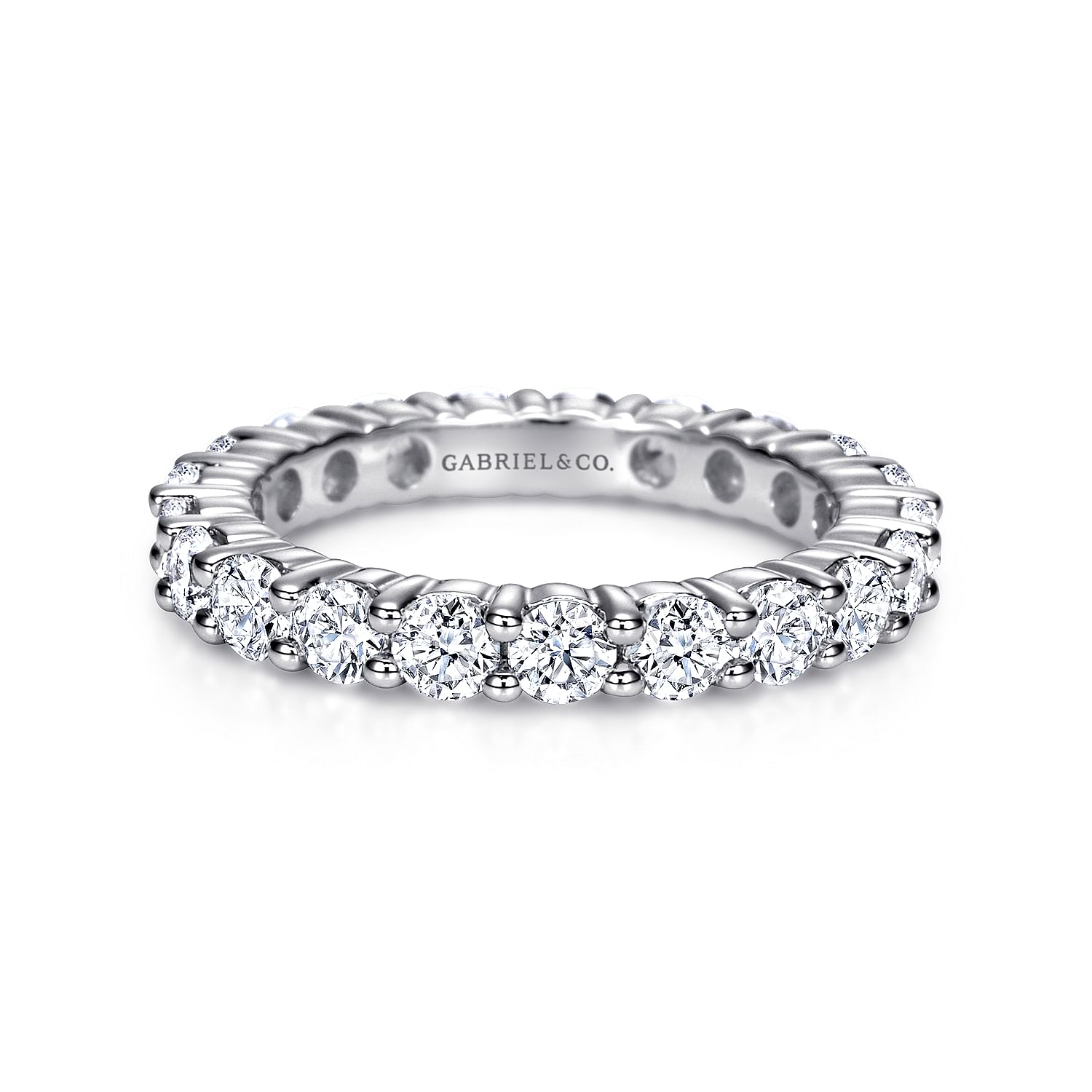 Prong set deals eternity band