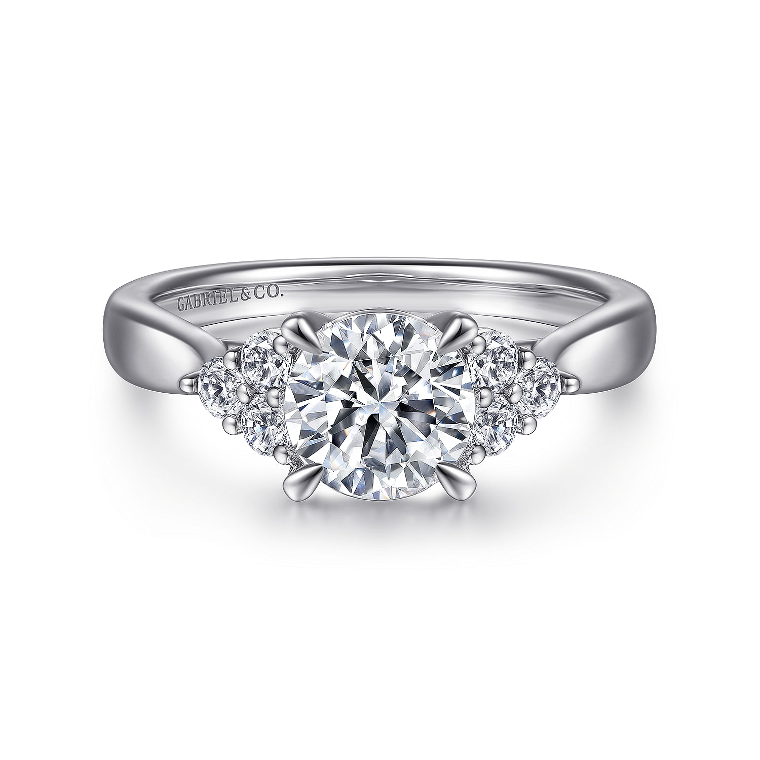 Platinum cluster deals engagement rings