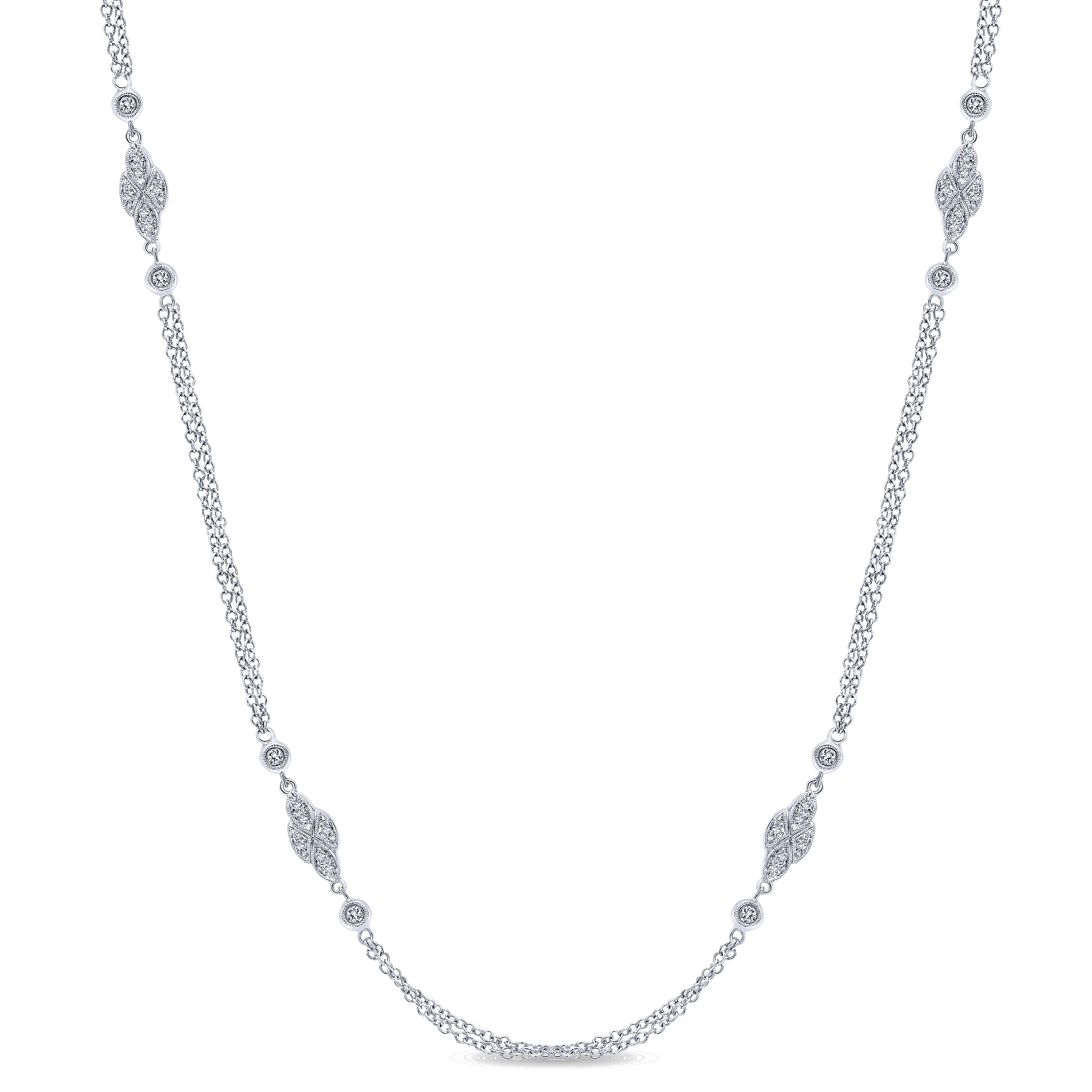 20 inch diamond station necklace