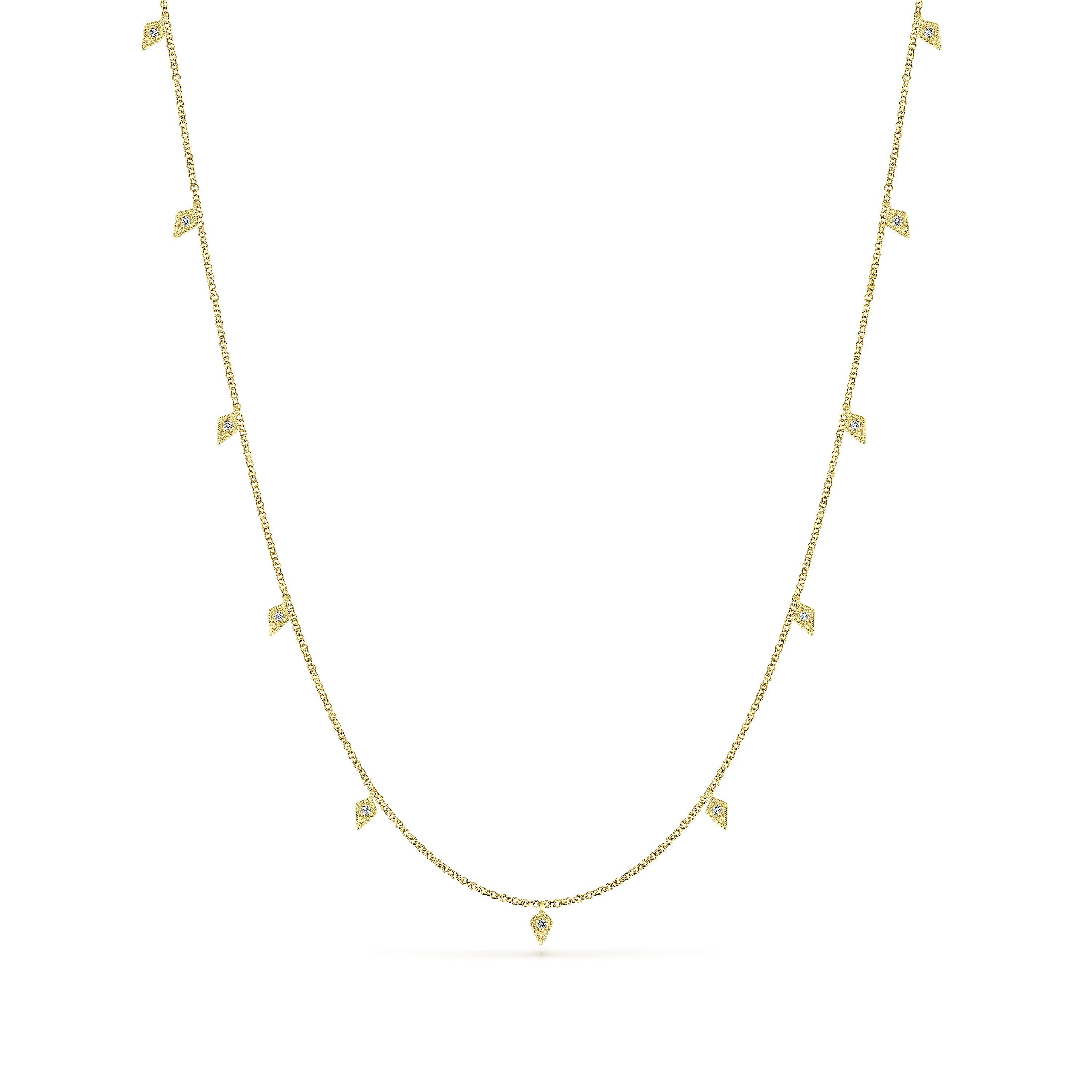 20 inch diamond station necklace