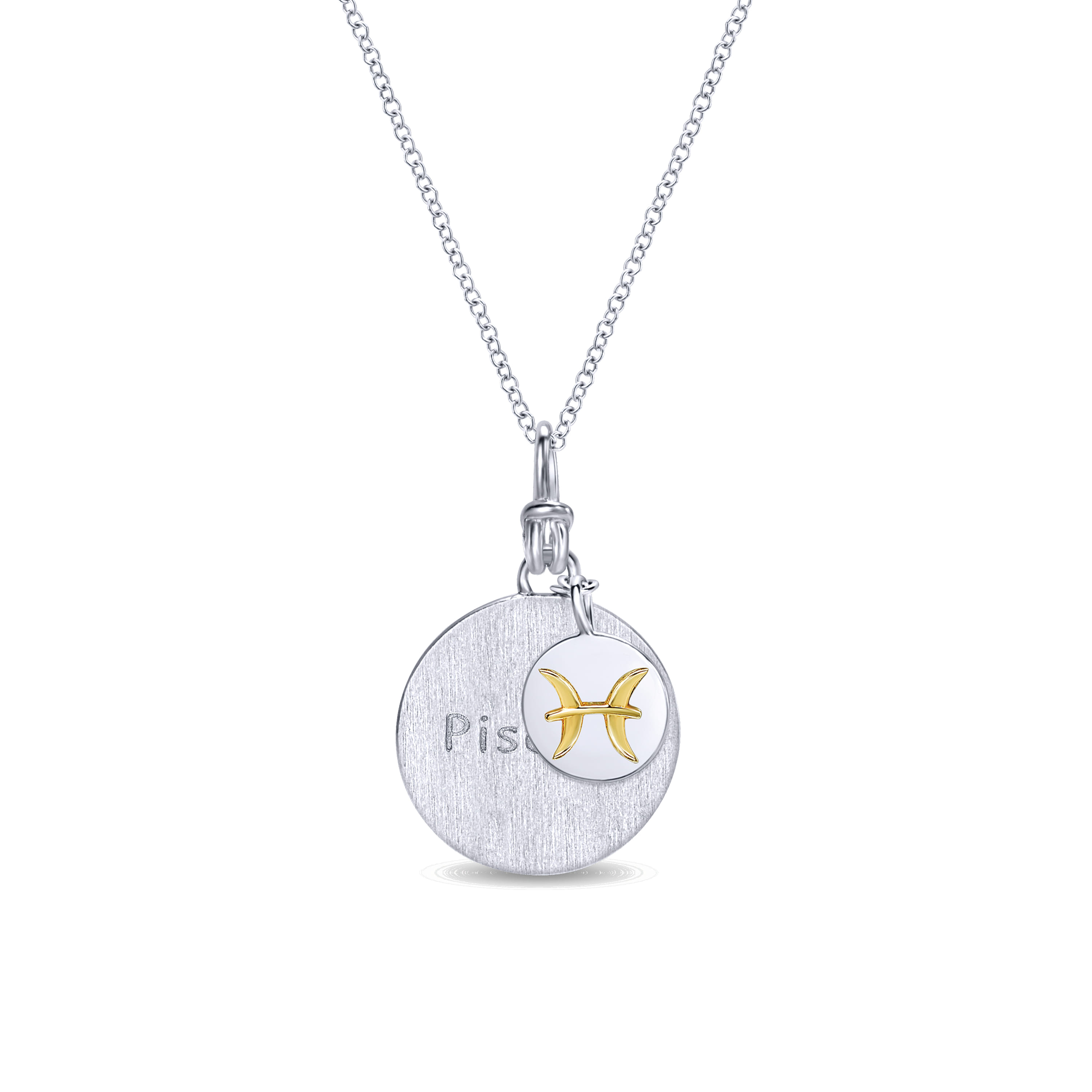 925 Sterling Silver-18K Yellow Gold 