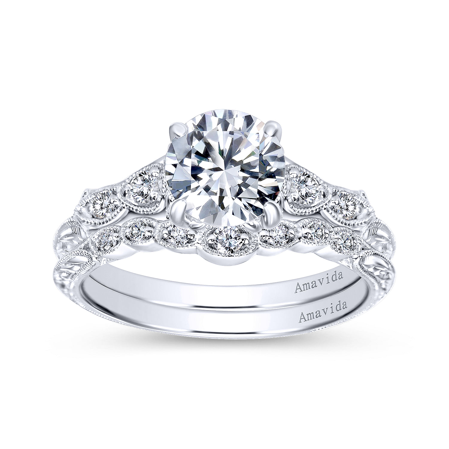 Platinum diamond hot sale wedding band