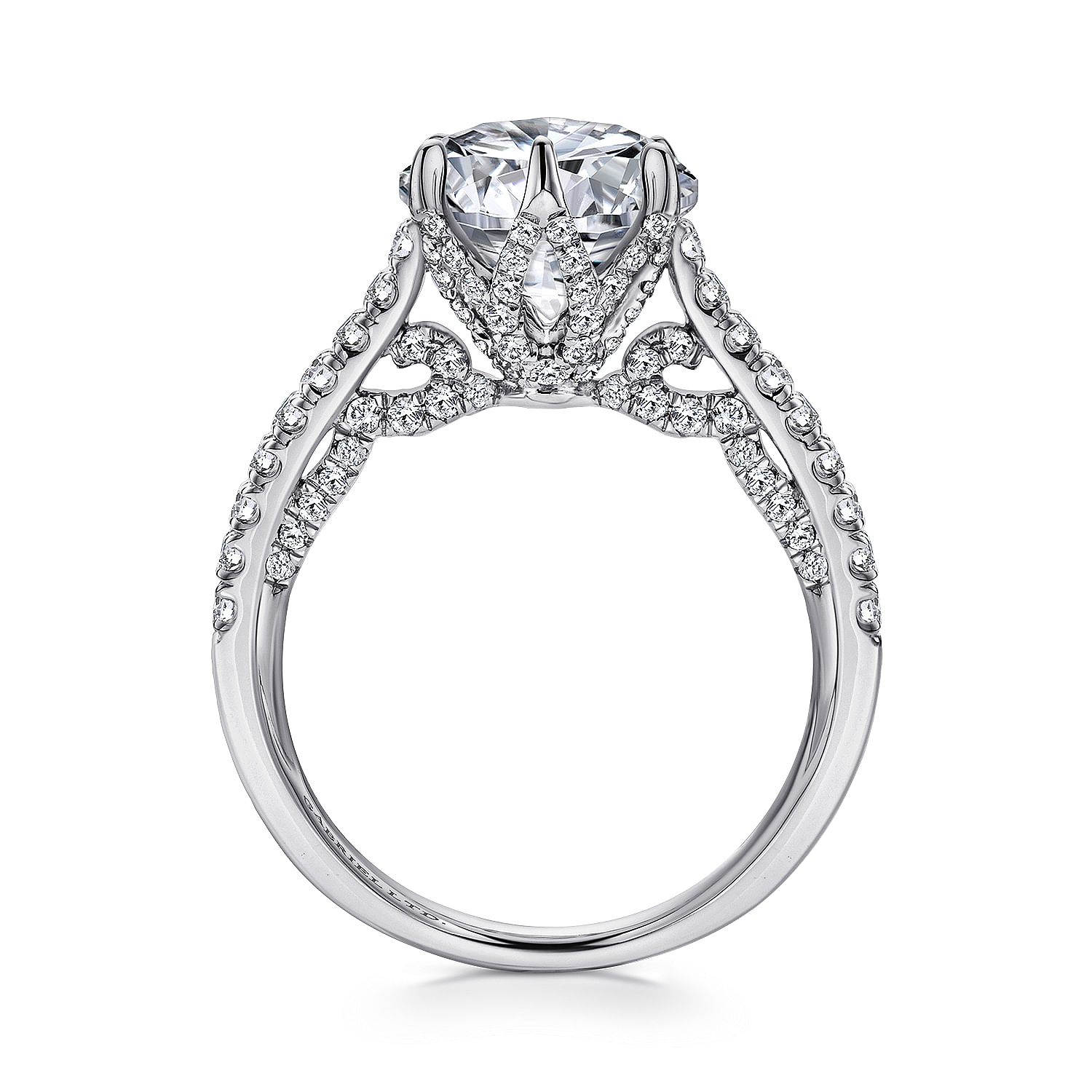 Platinum hot sale engagement setting