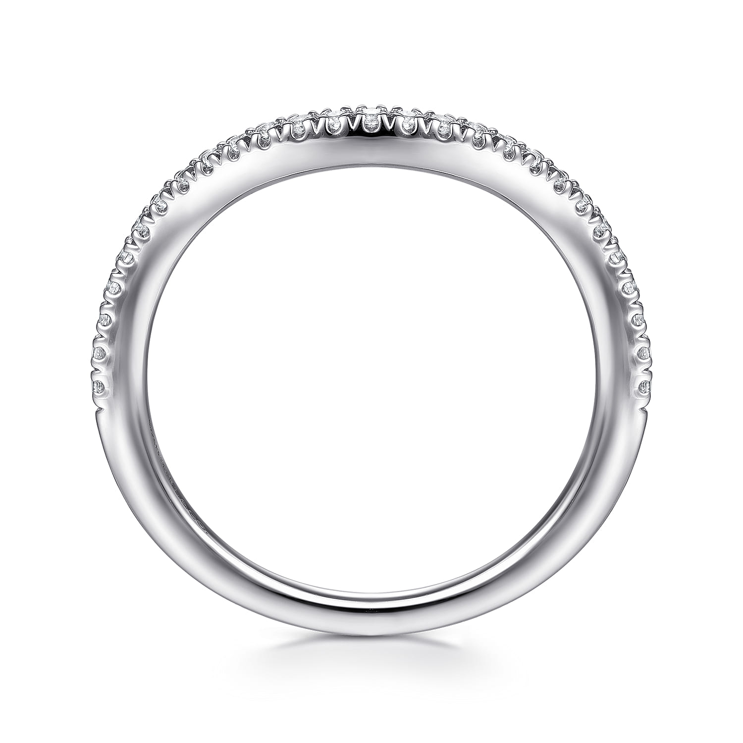 14K White Gold Matching Wedding Band