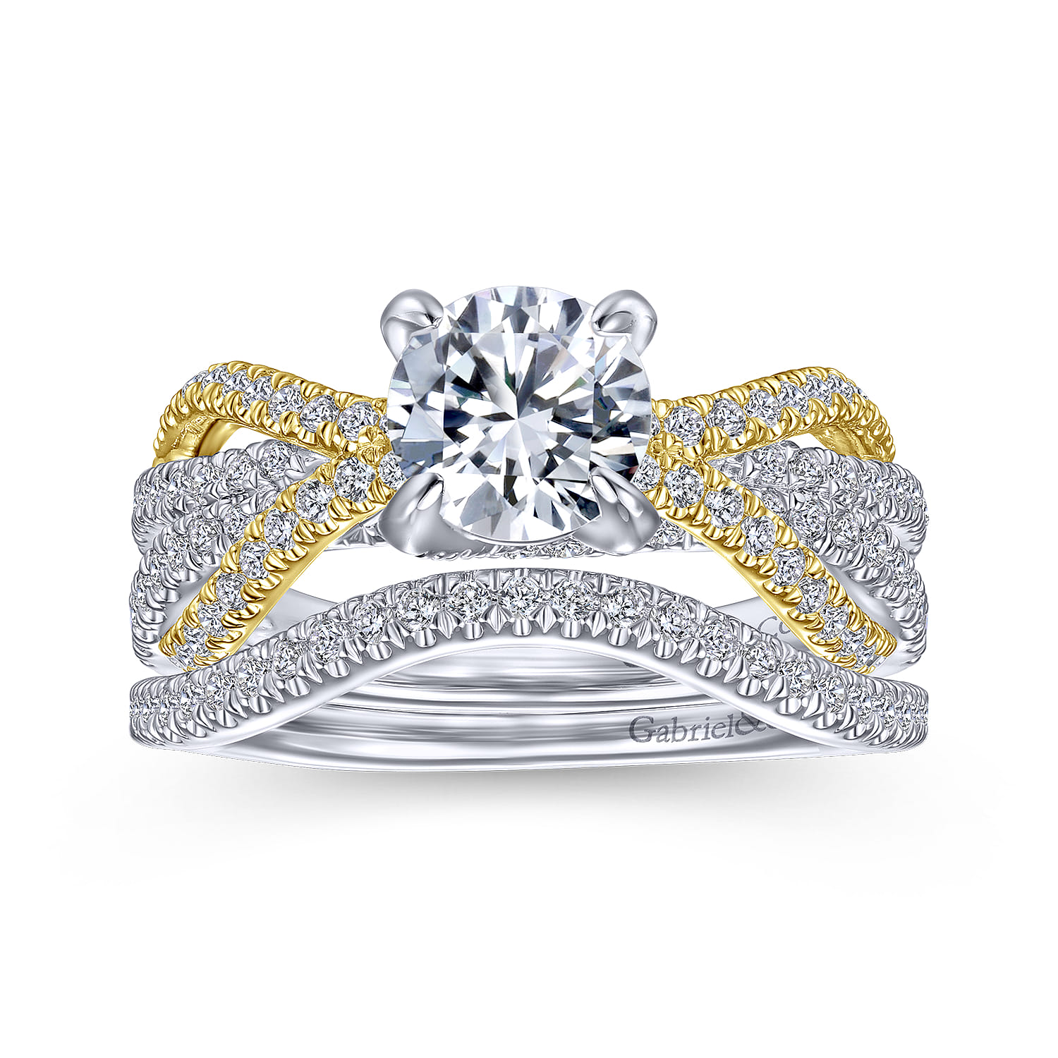 14K White Gold Matching Wedding Band