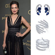  Torrey Devitto wearing Gabriel NY during the Golden Globe Awards 